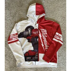 Milwaukee Tools Full Graphic Hoodie Mens XL Unworn No Tags